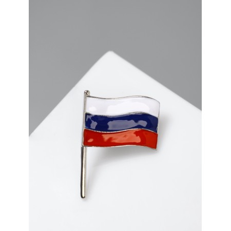 The “flag” icon of Russia, color in silver-1