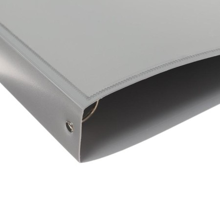 Folder on 4 rings A4, Calligrata "Panorama", 40 mm, 700 μm, facial pocket, gray, mix-3