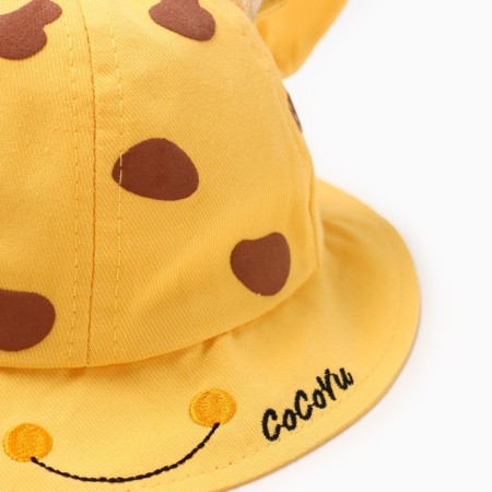 Panama for the girl "Layer" minku yellow color, rn 50-2