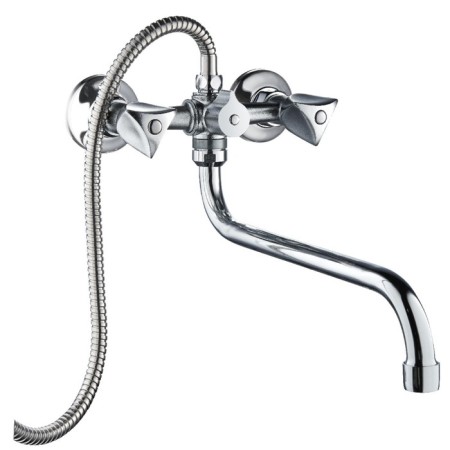 Bath mixer RMS SL119-143, two-wound, chrome