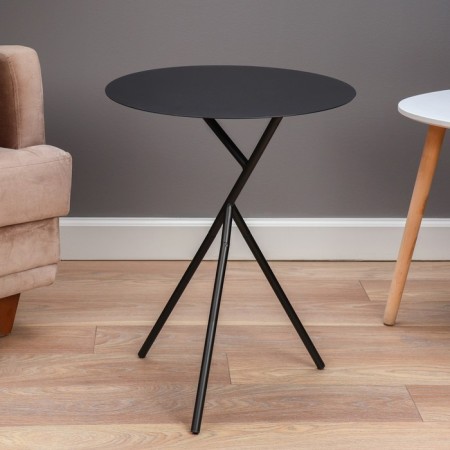 Coffee table "Moon" YS-8522, hardened glass 45x57 cm-2