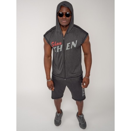 Sports suit men's, size 46-48, dark gray color-12
