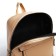 Women's backpack made of artificial leather with lightning, 1 pocket, beige color