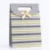 Gift box-package, packaging with a cut handle, "straight lines", 19 x 9 x 27 cm