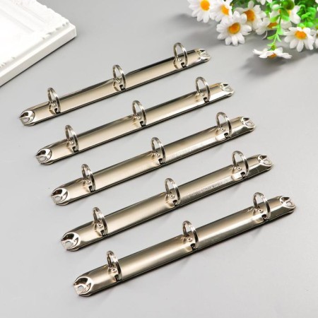 Ring metal clamp Three Rings of the Old Diameter 2 cm 20.5x2x2 cm-2