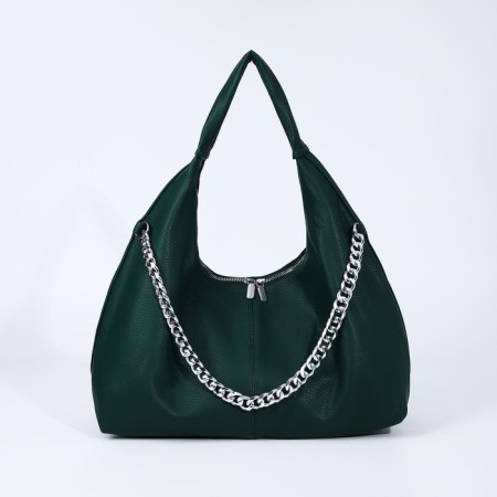 Load bag with lightning, external pocket, green color
