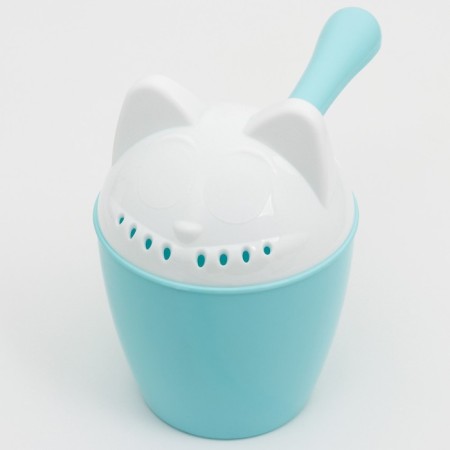 Children's bathing set: Bath 86 cm, slide, bucket -Loof, Blue color-4