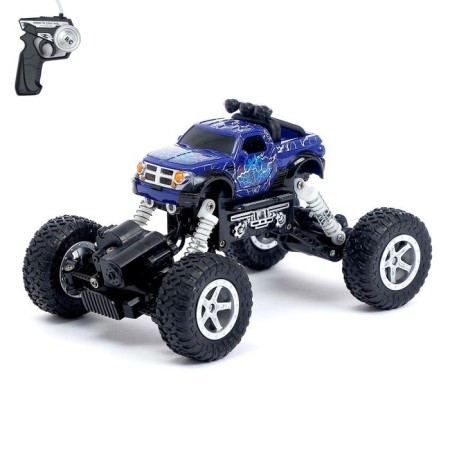Radio-controlled machine "Jeep-TILA", 4WD all-wheel drive, with a battery, Mix color