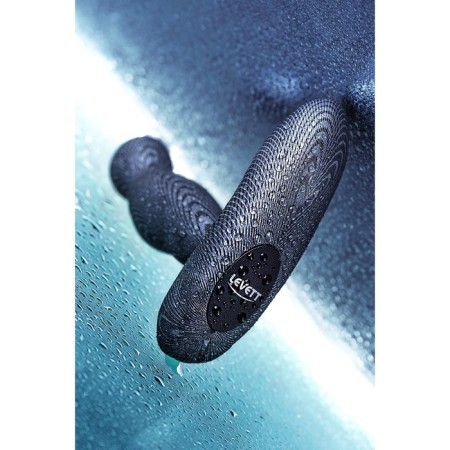 Prostate stimulator Levett Ancus, silicone, black color, 11 cm-5