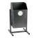 Urna Street "Square" 22 l, silver, tank 0.5 mm, 50 x 31 x 31 cm