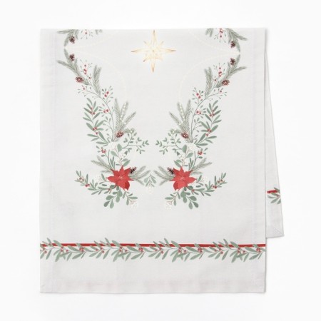 New Year. Driving Ethel "Christmas tree branches" 30x70 cm, 100% cotton, sarzha 190 g/m2-1