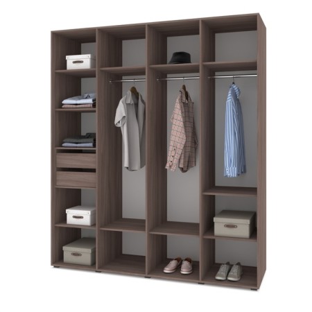 A set of two drawers Stone, 476x500x361 shimo dark-5