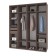 A set of two drawers Stone, 476x500x361 shimo dark