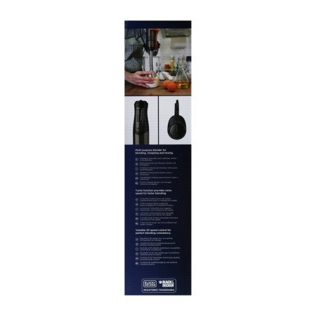 BLADER BLACK+Decker BXHBA1200E, submersible, 1200 W, 0.5/0.8 L, 20 speeds, black-6
