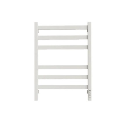 Towel electric Grois Bruno, 400x600 mm, 6 crossbars, lower, white