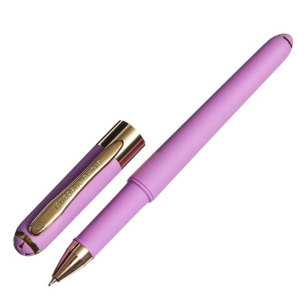Ballic handle, 0.5 mm, Bruno VisConti Monaco, blue rod, Soft Touch Lilac body-2