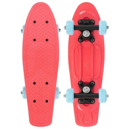 Penniboard Onlitop, 42x12 cm, PVC 50 mm wheels, plastic frame, coral-pink color-1