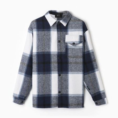 Male shirt in the MIST cage, size 48, blue-6