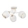 Frida chandelier 3he27 40W white-gold 48x48x26 cm Bayerlux