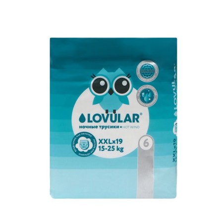 Lovular Hot Wind Truski Night, XXL 15-25 kg, 19 pcs.