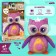 A toy made of wool "Bright owl"