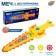 Sword with gears, light and sound effects, works from batteries