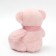 Soft toy "Bear in a scarf", pink color