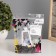 Lamp "Snowman and Christmas tree" 3hlr1130 White 4.4x4.4x9.4cm
