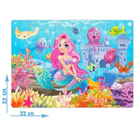 Puzzle "Magic Underwater World", 104 elements-1