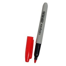 Permanent marker, 3.0 mm, red, calligrata 1101