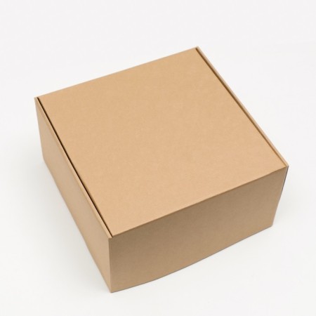 Self -assembly box, crafting, brown 27 x 27 x 15 cm-1