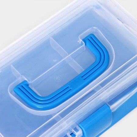 Organizer for storage, 3 departments, 27 × 17 × 13 cm, color mix-3