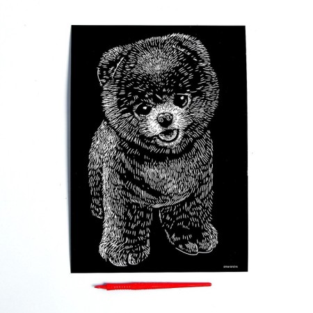 Engraving on the SPITS substrate with a metallic effect "silver" A4-2
