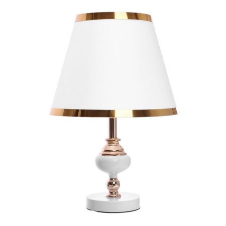 Glykeria table lamp E27 40W white-gold 25x25x40 cm-5