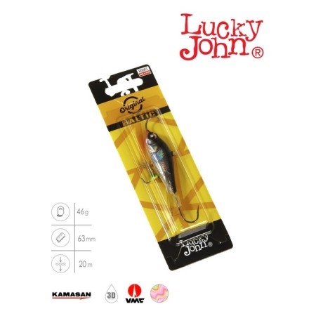 Balancir Lucky John Baltic 6 + tee, 6 cm, color 13h blister-2