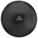 Yoga and Pilates ball 25 cm, 100 g, black color