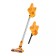 Vacuum cleaner KitFort KT-5251, vertical, 120 watts, 0.8 l, orange