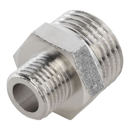 Nippel transition stout SFT-0004-001214, 1/2 "x1/4", external thread, nickelized brass-2