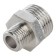 Nippel transition stout SFT-0004-001214, 1/2 "x1/4", external thread, nickelized brass