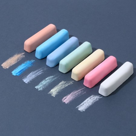 Set of colored crayons cold heart, 7 colors-2