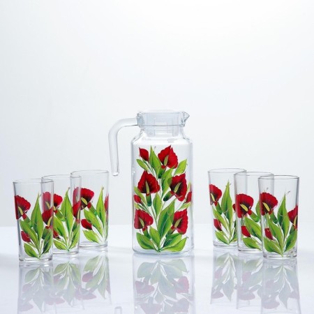Set for Kalla's juice art painting, 6 glasses 1250/200 ml-4