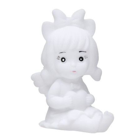 Nightlight "angelic baby" LED from battery 3xlr44 white 7x10x15cm Risalux-5
