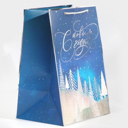 Laminated “Winter Forest” package, 23 x 35 x 20 cm, New Year-2