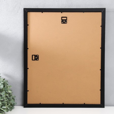 Photo frame MDF "ELLIS" 40x50 cm with a paspartm, black (plastic screen)-3
