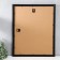 Photo frame MDF "ELLIS" 40x50 cm with a paspartm, black (plastic screen)
