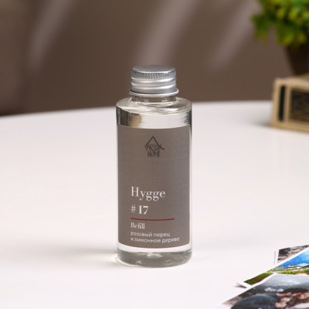 Filler for aromatic diffuser Hugge #17 Pink pepper and lemon tree 100 ml-1