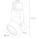 Car lamp Arte Lamp Mizar A1311PL-1wh, GU10, 50 W, 6x8x15 cm, white