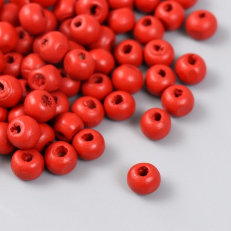 Beads for creativity tree "Burn orange" D-0.8 cm, set of 20 g