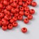 Beads for creativity tree "Burn orange" D-0.8 cm, set of 20 g