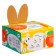 Set for feeding, food silicone, orange color